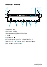 Предварительный просмотр 6 страницы Sennheiser AC 3200-II High Gain Instruction Manual