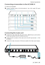 Предварительный просмотр 10 страницы Sennheiser AC 3200-II High Gain Instruction Manual