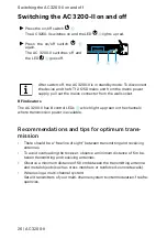 Предварительный просмотр 11 страницы Sennheiser AC 3200-II High Gain Instruction Manual