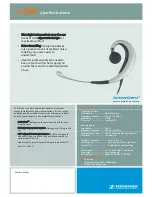 Предварительный просмотр 1 страницы Sennheiser ActiveGard SH 300 Technical Data