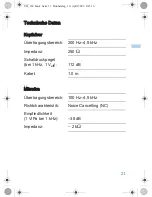 Preview for 21 page of Sennheiser ActiveGard SH 330 Instructions For Use Manual