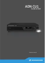 Предварительный просмотр 1 страницы Sennheiser ADN CU1 Instruction Manual