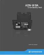 Предварительный просмотр 1 страницы Sennheiser ADN-W BA Instruction Manual