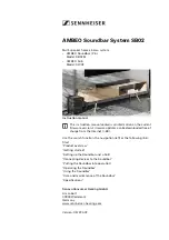 Предварительный просмотр 1 страницы Sennheiser AMBEO SB02 Manual