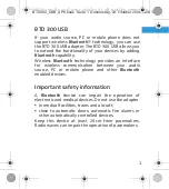 Preview for 5 page of Sennheiser BTD 300 Instruction Manual