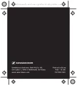 Предварительный просмотр 72 страницы Sennheiser BTD 300 Instruction Manual