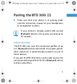 Preview for 11 page of Sennheiser BTD 300i Instruction Manual