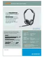 Preview for 1 page of Sennheiser CC 550 - Datasheet