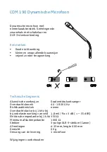 Предварительный просмотр 7 страницы Sennheiser COM 190 Instructions For Use Manual