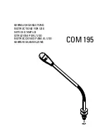 Предварительный просмотр 1 страницы Sennheiser COM 195 Instructions For Use Manual