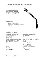 Preview for 2 page of Sennheiser COM 195 Instructions For Use Manual