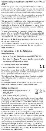 Preview for 13 page of Sennheiser CX 120BT Quick Start Manual