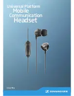 Предварительный просмотр 1 страницы Sennheiser CX 275s Fact Sheet