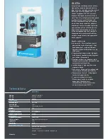 Предварительный просмотр 2 страницы Sennheiser CX 275s Fact Sheet