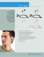 Sennheiser CX 300 SILVER Technical Data preview