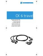 Предварительный просмотр 1 страницы Sennheiser CX 6 Travel Instructions For Use Manual