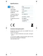 Preview for 8 page of Sennheiser CX 6 Travel Instructions For Use Manual