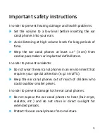 Preview for 2 page of Sennheiser CX 980 Instruction Manual