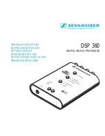 Preview for 1 page of Sennheiser DSP 360 - SHORT Instructions For Use Manual