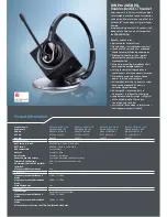 Предварительный просмотр 2 страницы Sennheiser DW Pro 2 USB ML Brochure & Specs