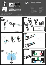 Preview for 1 page of Sennheiser e 835 Quick Manual