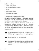 Preview for 4 page of Sennheiser E 906 - 04-05 Instructions For Use Manual