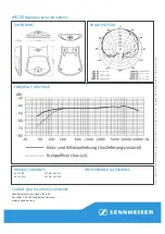 Предварительный просмотр 2 страницы Sennheiser e 912 WH Technical Data