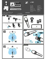 Предварительный просмотр 1 страницы Sennheiser E 965 Quick Manual