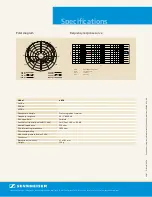 Предварительный просмотр 2 страницы Sennheiser e838 Product Sheet