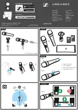 Sennheiser e845 S Quick Manual preview