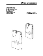 Предварительный просмотр 1 страницы Sennheiser EK 2013 PLL Instructions For Use Manual