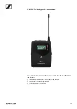 Preview for 11 page of Sennheiser EK 500 G4 Instruction Manual