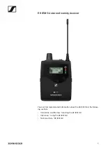 Preview for 8 page of Sennheiser EK IEM G4 Instruction Manual