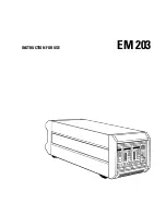 Preview for 1 page of Sennheiser EM 203 Instructions For Use Manual