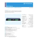 Preview for 1 page of Sennheiser EM 3532-U Specifications