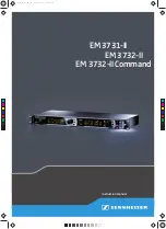 Preview for 1 page of Sennheiser EM 3731-II - FREQUENCY TABLES Instruction Manual