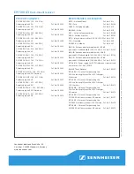 Preview for 4 page of Sennheiser EM 500 G3 Specifications