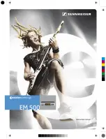 Sennheiser EM 500 Instruction Manual preview