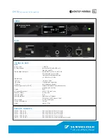 Preview for 2 page of Sennheiser EM D1 Instruction Manual