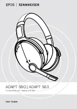 Sennheiser Epos Adapt 560 User Manual предпросмотр