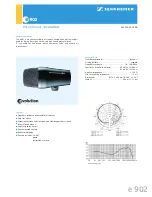 Предварительный просмотр 1 страницы Sennheiser Evolution 500199 Specification Sheet