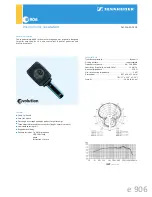 Sennheiser Evolution 500202 Specification Sheet предпросмотр