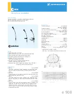 Sennheiser Evolution 500203 Specification Sheet предпросмотр