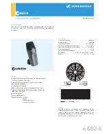 Предварительный просмотр 1 страницы Sennheiser Evolution 500797 Specification Sheet