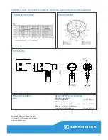 Предварительный просмотр 2 страницы Sennheiser Evolution E 604 Specifications