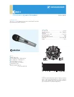 Предварительный просмотр 1 страницы Sennheiser Evolution E 815-S Brochure