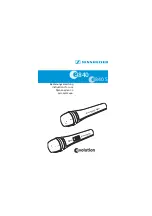 Preview for 1 page of Sennheiser Evolution E 840 Instructions For Use Manual