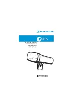 Sennheiser Evolution E 905 Instructions For Use Manual preview