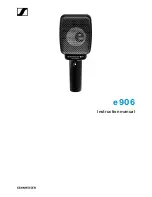 Sennheiser Evolution E 906 Instruction Manual предпросмотр