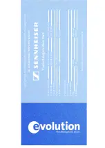 Предварительный просмотр 7 страницы Sennheiser Evolution e825 S User Manual